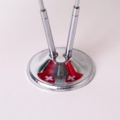 İsviçre 2li Masa Bayrağı Saten Kumaş Dijital Baskı 15x22,5 cm - 3