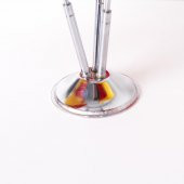 Almanya-İspanya-Kanada 3lü Masa Bayrağı Saten Kumaş Dijital Baskı 15x22,5 cm - 5