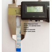 Lenovo Miix 2 (8 inch) screentouch-anakart arası   Flex  Kablosu 14 Pin 4Cm 14-0.5-4B thumbnail 3