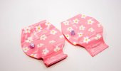 Çocuk Yüzücü Kolluğu - 11 / 30 Kg - Pembe / Çiçek Baskıl Meridyendukkan Nabaiji - 4