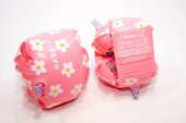 Çocuk Yüzücü Kolluğu - 11 / 30 Kg - Pembe / Çiçek Baskıl Meridyendukkan Nabaiji - 5
