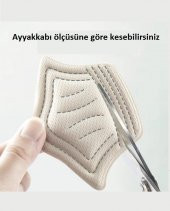 1 Çift BEYAZ Ortopedik Topuk Ekleme Topuklu Spor Ayakkabı Topuk Vurma Önleyici Koruyucu Yastığı Pedi - 2