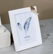 Crearthome 13x18 Yapraklı Çerçeve Beyaz Altın SCRV 124BYA84RS - 3