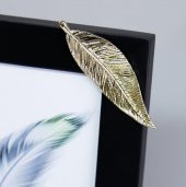 Crearthome 15x20 Yapraklı Çerçeve Siyah Altın SCRV 124SYA85RS - 2