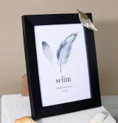 Crearthome 15x20 Yapraklı Çerçeve Siyah Altın SCRV 124SYA85RS - 3