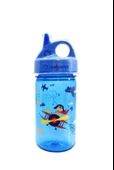 Nalgene 12oz Grip-n-Gulp Kids Blue Airplane Tritan Suluk - 1