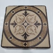 Şeker Portakalım Dekoratif Figürlü Doğal Taş Banyo Gider Kapağı Süsü Tekli 10X10 Cm - 1