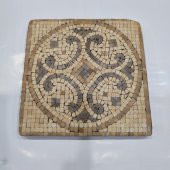 Şeker Portakalım Dekoratif Figürlü Doğal Taş Banyo Gider Kapağı Süsü Tekli 10X10 Cm - 1