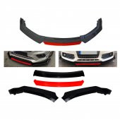 Fiat Grande Punto ABS Malzeme Süper Dayanıklılık 4 Parça Spor Tip Tampon Altı Lip - 1