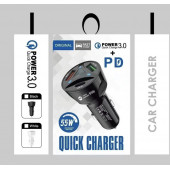 3'lü 55W Çakmaklık Power 3.0 Hızlı Araç Şarj Cihazı - 1