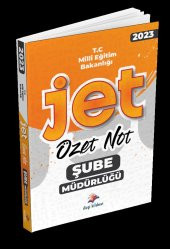 2023 MEB Şube Müdürlüğü JET Özet Notlar Dizgi Kitap - 1