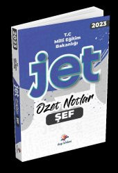 2023 MEB Şef JET Özet Notlar Dizgi Kitap - 1