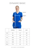 BASIC- Kadın Likralı Beyaz Üniforma Üst - 3