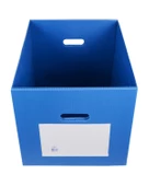 Temel Arşiv Kolisi 5'li Klasör Kapasiteli Mavi 25 Adet - 5