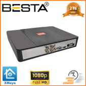 Besta 4 Kanal 1080p Tek Sesli Hibrit DVR Kayıt Cihazı KD-204 - 1