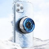 Coofbe 15W Kablosuz Şarjlı Magsafe Uyumlu İphone 12 13 14 Pro Max Telefon Soğutucu Telefon Soğutma Fanı Radyatör Soğutucu - 4