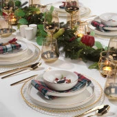 Schafer Adel Gold Yemek Takımı 56 Parça-Gold - 2