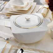 Schafer Adel Gold Yemek Takımı 56 Parça-Gold - 6