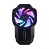Coofbe Super Soğutucu RGB Işıklı 700mAh Şarjlı Telefon Soğutucu Fanı Ayarlanabilir Hız 6000 Devir - 1