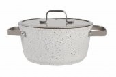 Porland Bianco Kapaklı Derin Tencere 20 cm 04STY003251 - 1