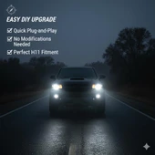 Space 12V H11 Beyaz Led Far Ampulü (4800LM) Ultra parlak thumbnail 3