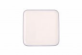 Porland Blue Stripe Düz Tabak 21x21 cm 04ALM006870 - 1