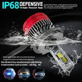 Led far ampulü canbus 110W 22000LM H4 12v / LAAM920 thumbnail 4