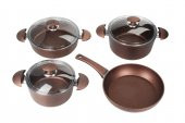 Porland Santino Bronz Tencere Takımı 7 Parça 04Fst001782 - 1
