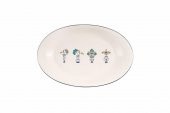Porland Vaso Piccolo Desen9 Kayık Tabak 31 cm 04ALM008080 - 1