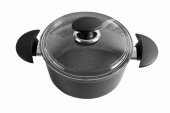 Porland Grena Siyah Derin Tencere 24 cm 04STY002978 - 1