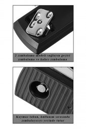 Zımba Makinesi Mavi S-5 Stapler No:10 1 Adet Küçük Zımba Makinası 10-15 Sayfa Ofis Büro Okul Öğrenci Küçük Boy - 3