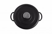 Porland Sapore Siyah Döküm Derin Tencere 20 Cm 04Fst002567 - 2