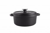 Porland Sapore Siyah Döküm Derin Tencere 20 Cm 04Fst002567 - 3