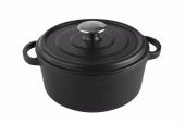 Porland Sapore Siyah Döküm Derin Tencere 24 Cm 04Fst002572 - 1