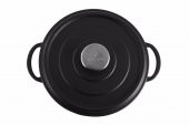Porland Sapore Siyah Döküm Derin Tencere 24 Cm 04Fst002572 - 2