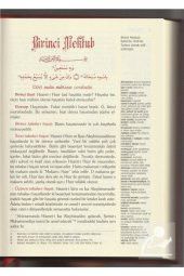 Mektubat Yeni Tanzim Büyük Boy (LÜGATÇE, DİPNOT, İNDEX) (KOD: 7723) - 3