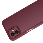 Samsung Galaxy A04 Kılıf Freya Lazer Lens Kamera Çerçeveli Silikon Kapak - 3