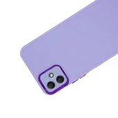 Samsung Galaxy A04 Kılıf Freya Lazer Lens Kamera Çerçeveli Silikon Kapak - 11