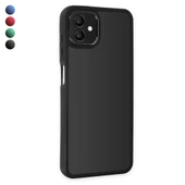 Samsung Galaxy A04 Kılıf Freya Lazer Lens Kamera Çerçeveli Silikon Kapak - 1