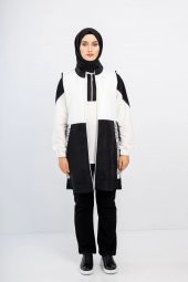 KAPİTONE DETAYLI YELEKLİ 3 LÜ TAKIM - Ekru - 1