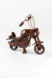 Dekoratif Ahşap Harley Davidson Motosiklet 40 cm thumbnail 8