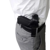Canik TP9 SF Belt Maşalı Deri Tabanca Kılıfı - 3
