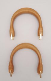 Angel Çanta Aksesuar 12.5X13 Cm Light Gold Halkalı Ahşap Çanta Sapı thumbnail 2