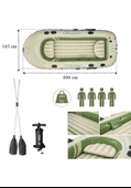 Bot Voyager Set X4 350X145cm 4 Kişilik Bot Kürek Pompa Set - 5