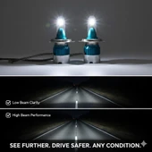 Space H4 Led Far Ampulü - Şimşek Etkili (4800LM) thumbnail 2