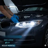 Space Led Far Ampulü H11 - Buz Mavisi (3500LM) thumbnail 3