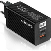 Ally Pd 65W Gan USB + Type-C Hızlı Şarj Başlığı Şarj Aleti ALL-35457 - 1