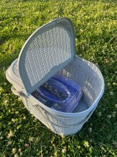 King Mop 32 Parça Piknik Seti ( Sepet + Çantalı Bardak,Çatal,Kaşık,Bıçak,Tabak Seti ) | 32 Piece Picnic Set - 3