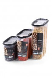 King Mop 12li Sızdırmaz Kapaklı Erzak Saklama Kabı Seti 4 x ( 1200 Ml, 1700 Ml, 2400 Ml ) KMMSK-01 - 2