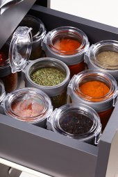 King Mop 6lı Cam Baharatlık ve Saklama Kabı ( 425 ml x 6 Adet) - Glass Spice Container and Storage Container - 3